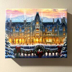 Thomas Kinkade Christmas at Biltmore® - 8" x 10" Gallery Wrapped Canvas